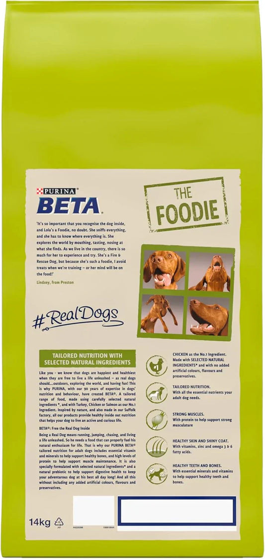 Beta Adult Rich in Chicken Dry Dog Food – 14kg