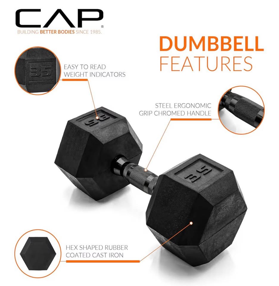 Adjustable Dumbbell Set with Fast Weight Adjustment, 15lb Rubber Hex Dumbbells, and 7lb Neoprene Dumbbells