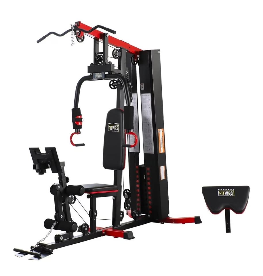 Fitvids Multifunctional Home Gym Equipment with 160 lbs Weight Stack