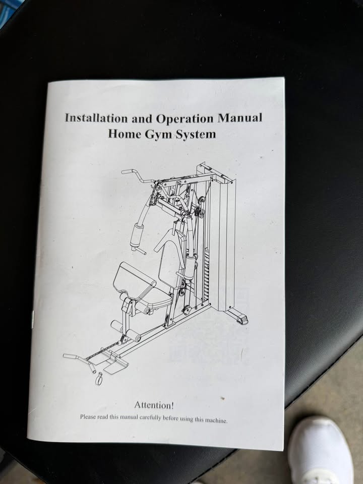 Multi-Functional Workout Station with 150lb Weight Stack, Chest Press, Lat Pull Down, Leg Extension & Preacher Curl Pad