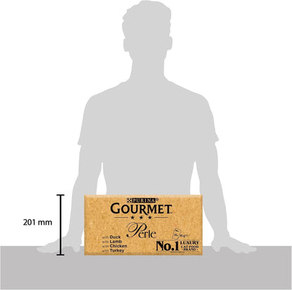 GOURMET Perle Chef's Collection Mini Fillets in Gravy Wet Cat Food 96x85g
