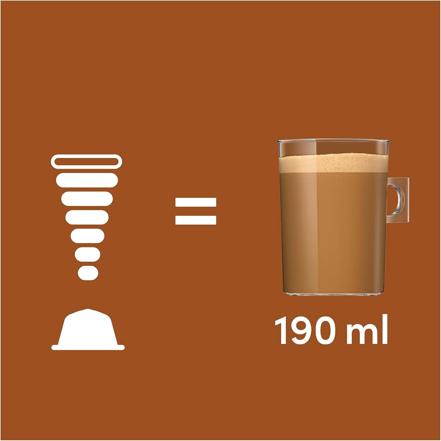 NESCAFÉ Dolce Gusto Café Au Lait Intenso Coffee Pods, Bold & Roasty, 3 Packs of 16 Capsules (Total 48 Drinks)