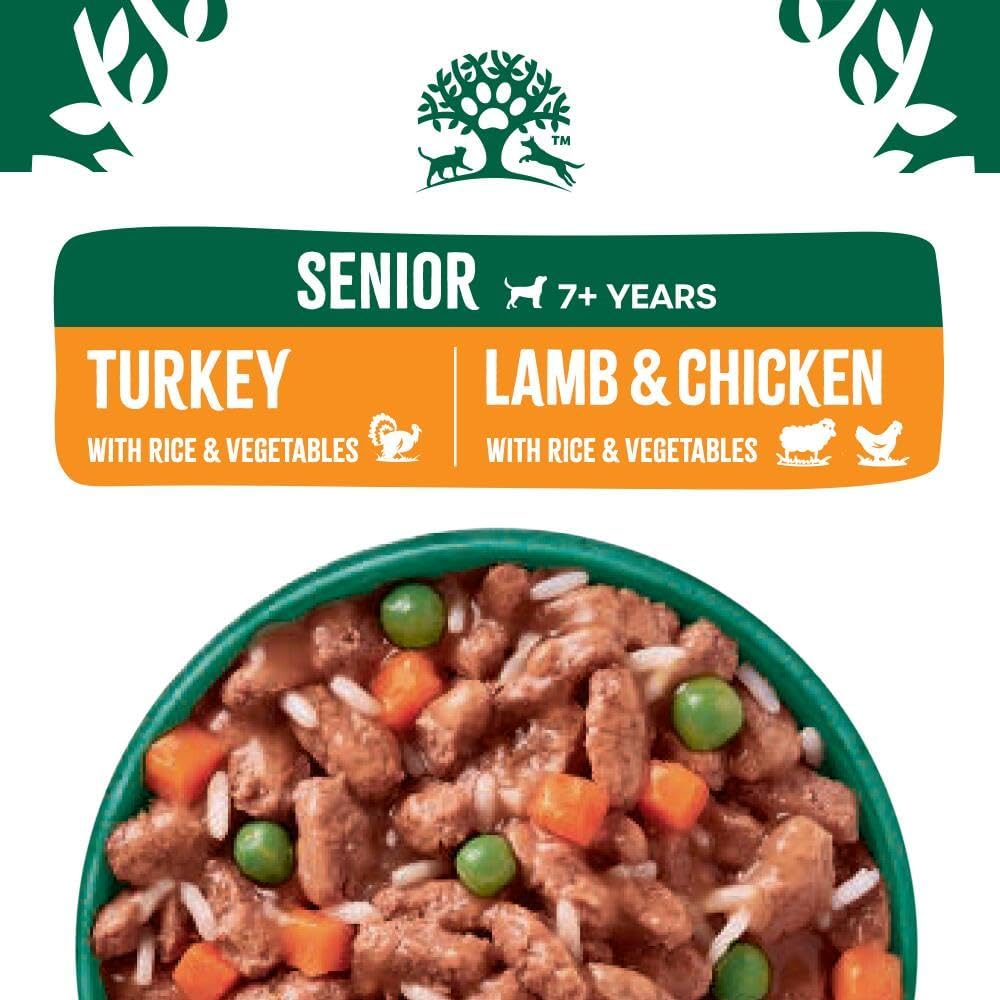 James Wellbeloved Senior Dog Food with Turkey Lamb and Chicken in Gravy Pouch 48 x 90 g
