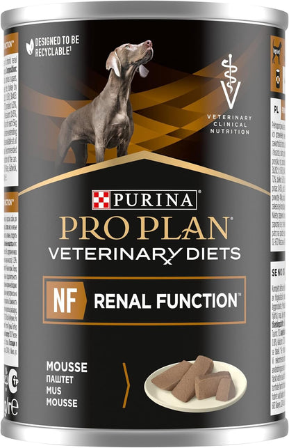 PRO PLAN VETERINARY DIETS NF Renal Function Mousse Wet Dog Food 400g (Pack of 12)