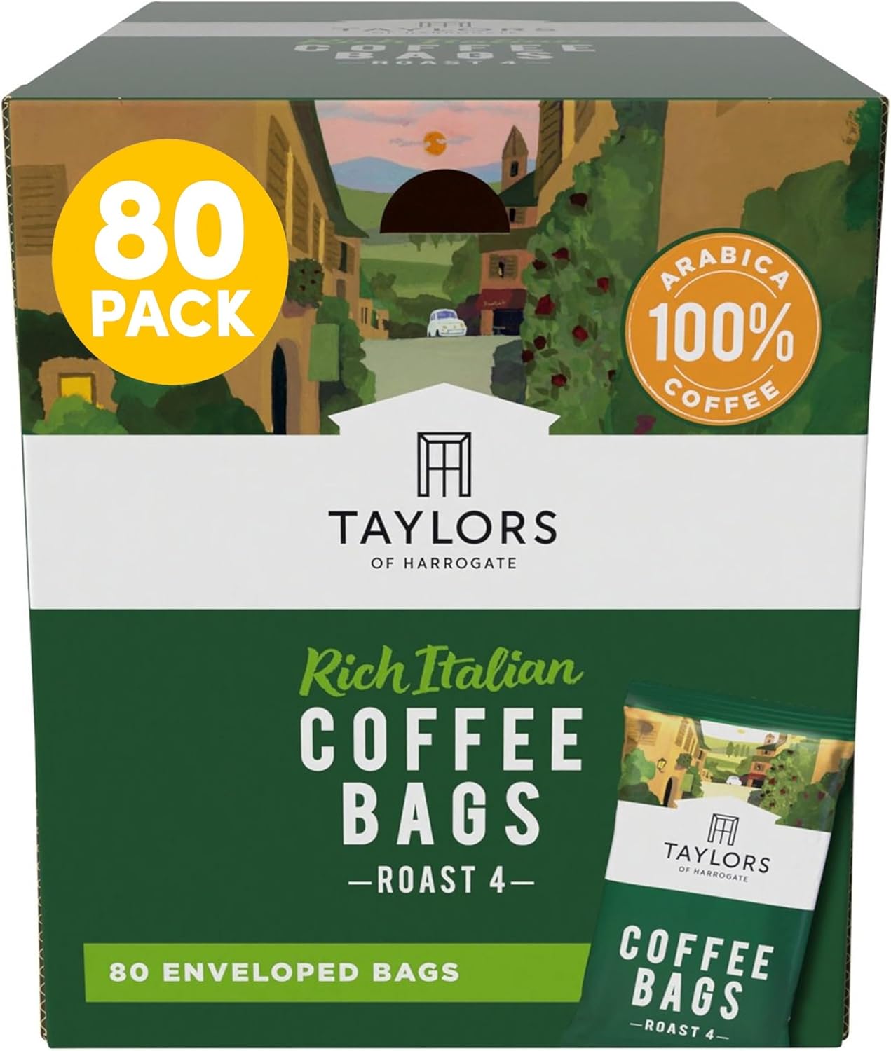 Yorkshire Tea Gold Tea, 80 Tea Bags (Pack of 5, total 400 Teabags)
