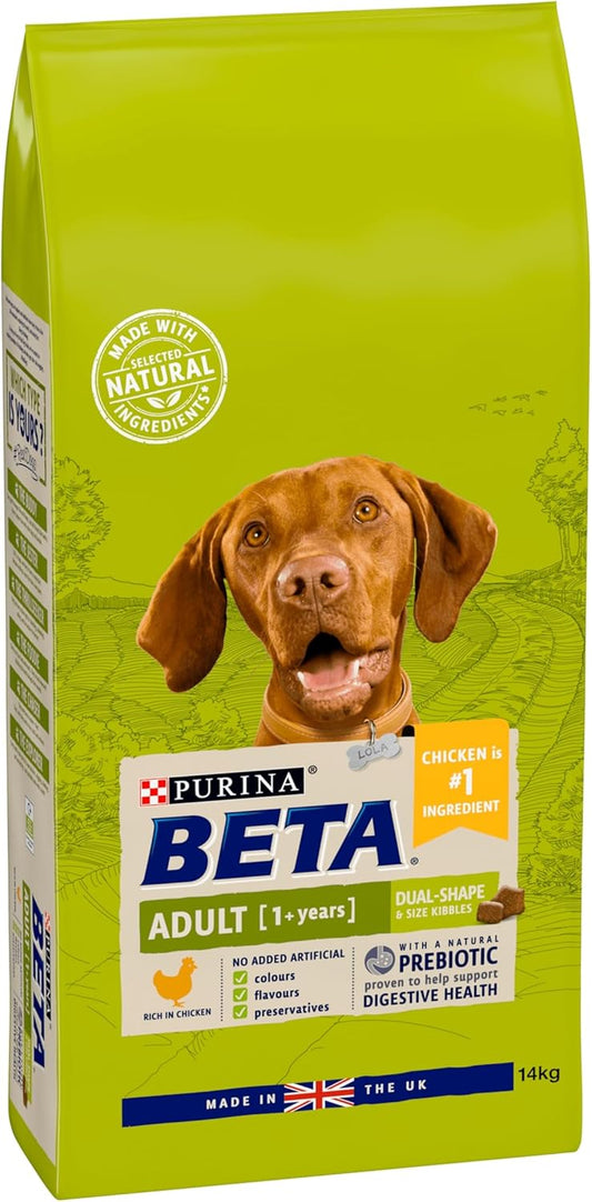 Beta Adult Rich In Chicken, Dry Dog Food 14Kg