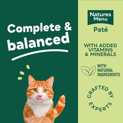 Natures Menu Wet food for Adult Cats - Multipack Paté - 12 x 85g