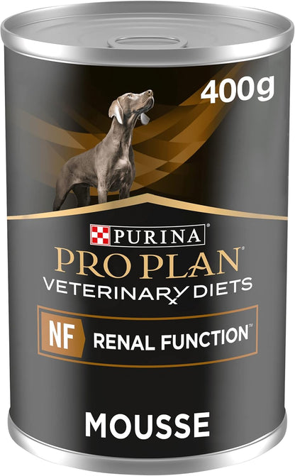 PRO PLAN VETERINARY DIETS NF Renal Function Mousse Wet Dog Food 400g (Pack of 12)