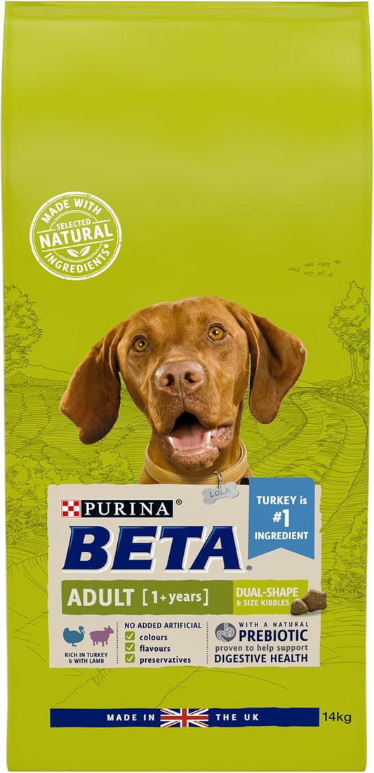 BETA Adult Turkey and Lamb Dry Dog Food 14kg