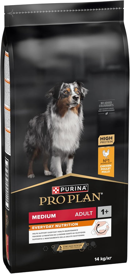 PRO PLAN Medium Adult Everyday Nutrition Chicken Dry Dog Food 14kg