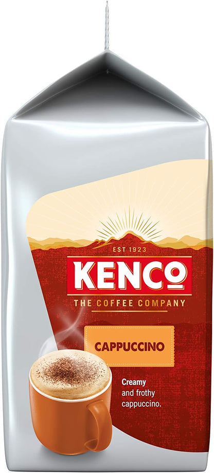 Tassimo Kenco Flat White Coffee Pods - 10 Packs (Total 80 Flat White Milky Coffee Drinks)