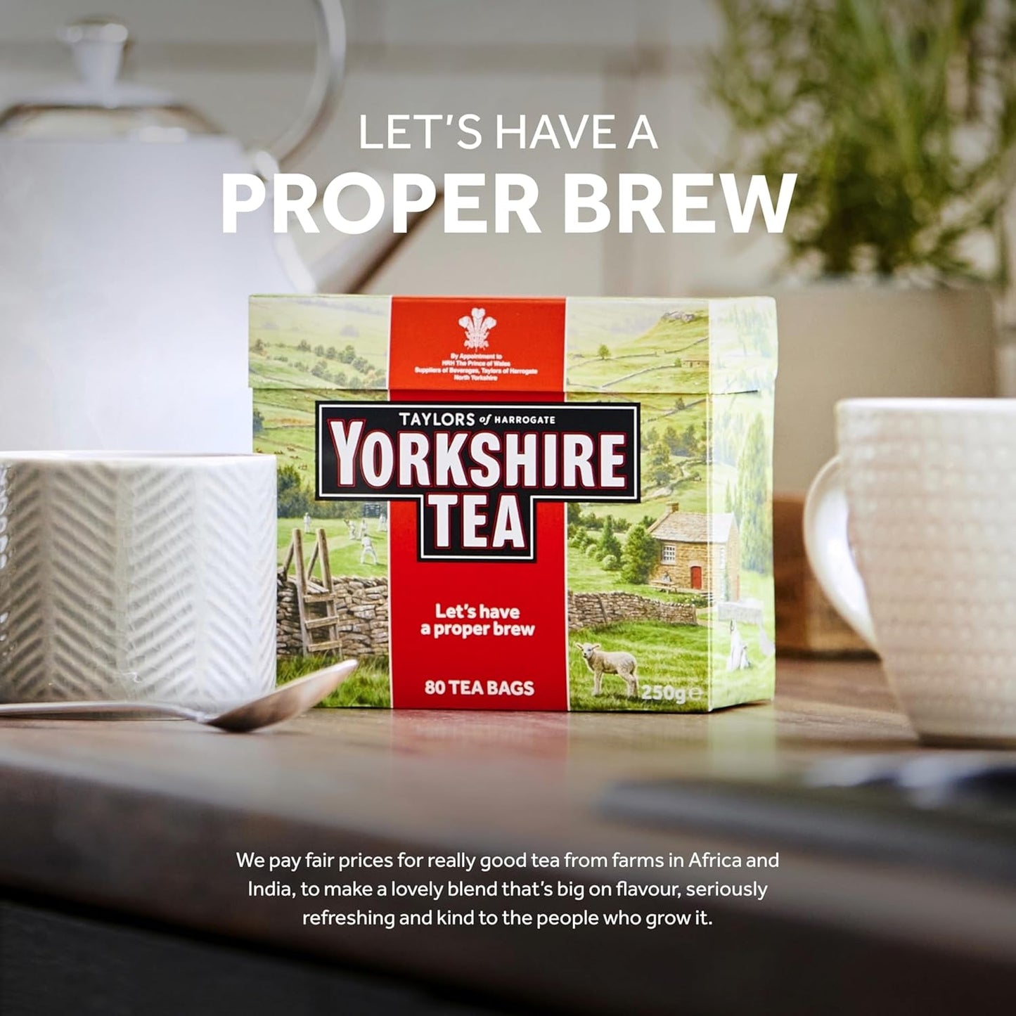 Yorkshire Tea Total 1040 Tea Bags (Pack of 3.25 kg)