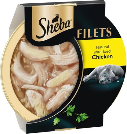 SHEBA Filets Adult Cat Food With Chicken in gravy 32x60g Tray