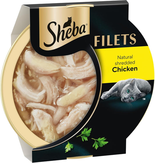 SHEBA Filets Adult Cat Food With Chicken in gravy 32x60g Tray