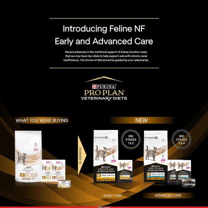 PRO PLAN VETERINARY DIETS Advanced Care NF Renal Wet Cat Food 10x85g (Pack of 4)