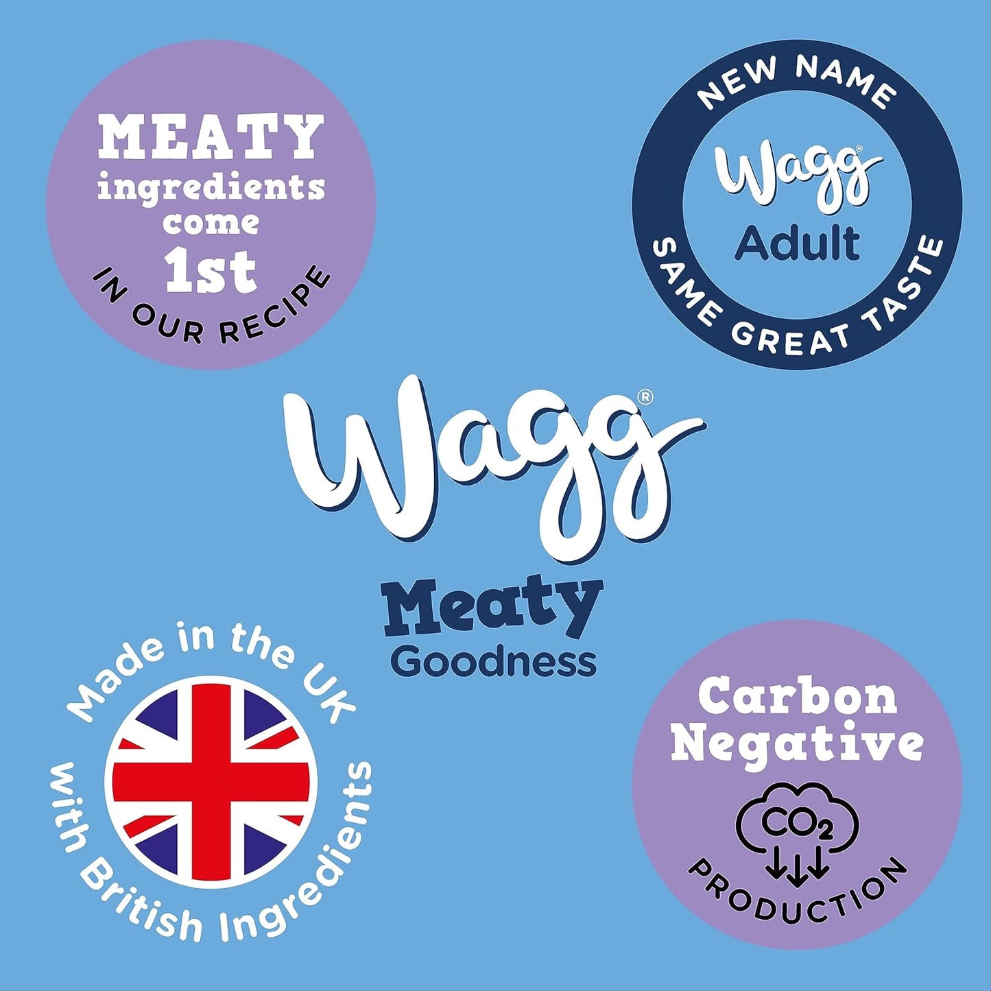 Wagg Meaty Goodness Complete Dry Adult Dog Food Beef Dinner 12kg