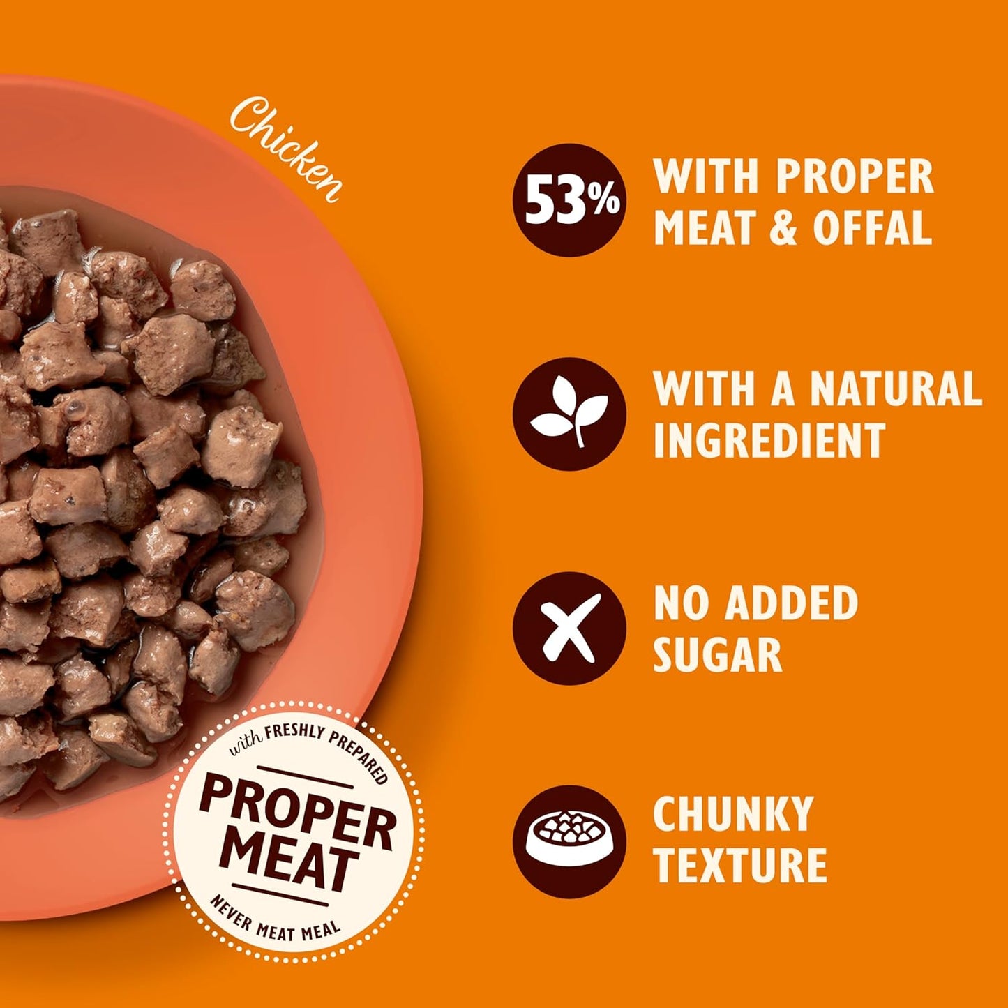 Lily’s Kitchen Tasty Cuts in Gravy Complete Nutrition, Cat Wet Food Multipack (48x85g) Tins for Adult Cats, With Freshly Prepared Meat & Offal, Grain-free Recipe, Suitable for Sterilised Cats