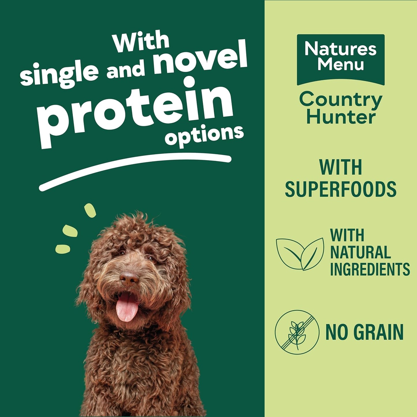 Natures Menu Country Hunter Multipack Game Meat Selection Canned Wet food for Dogs - 12 x 400g