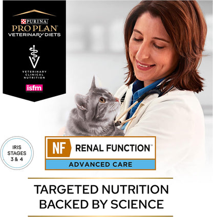 PRO PLAN VETERINARY DIETS Advanced Care NF Renal Wet Cat Food 10x85g (Pack of 4)