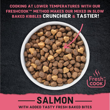 Harringtons Just 6 Complete Grain Free Dry Adult Dog Food Salmon 12kg - With Added Fresh Baked Bites