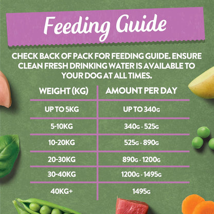 Harringtons Complete Wet Tray Grain Free Hypoallergenic Adult Dog Food Meaty Bumper Pack 16x400g - Chicken, Lamb, Beef & Turkey - Made with All Natural Ingredients