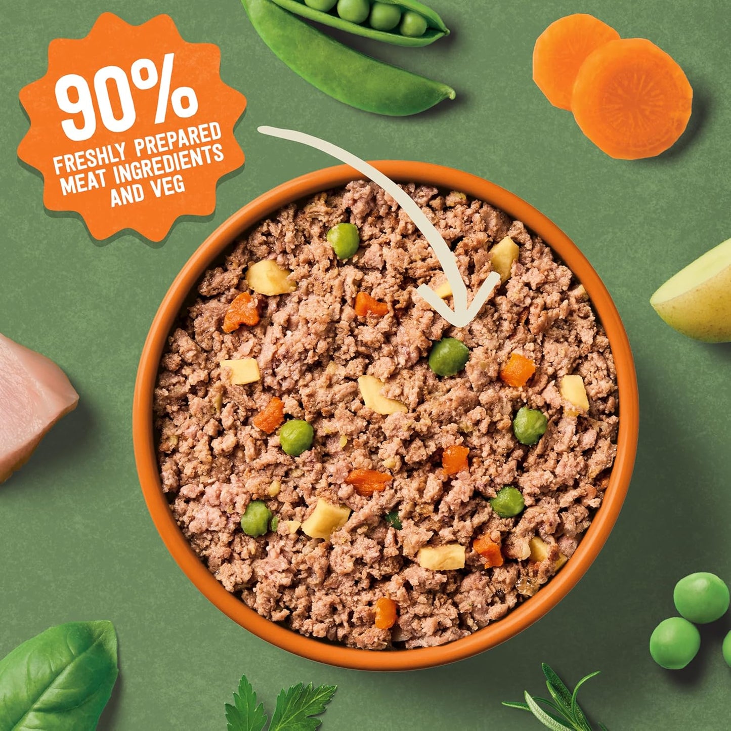 Harringtons Complete Wet Tray Grain Free Hypoallergenic Adult Dog Food Mixed Bumper Pack 16x400g