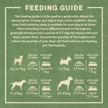 Harringtons Complete Wet Tray Grain Free Hypoallergenic Adult Dog Food Variety Bumper Pack 16x400g