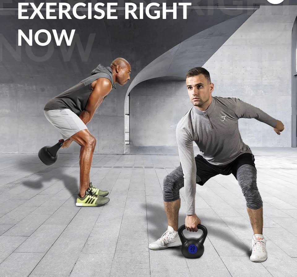 Kettlebell Set – 10lb, 15lb, and 20lb Color-Coded Weights for Strength Training, Cardio, and Home Gym Fitness