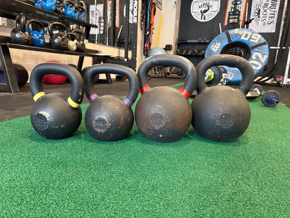 Premium Cast Iron Kettlebell Set for Strength Training and Conditioning – Durable Powder-Coated Kettlebells for Home and Commercial Gym
