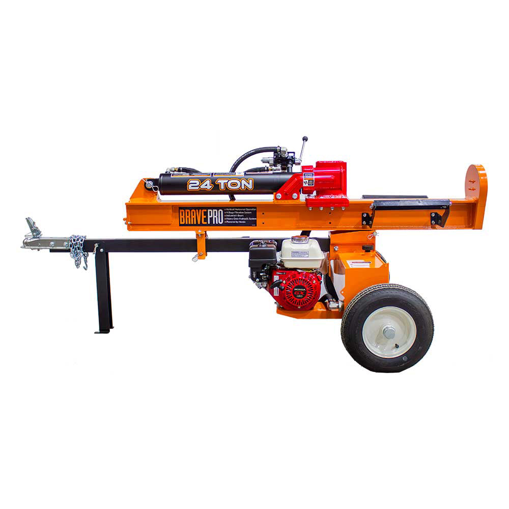 brave 24 ton horizontal / vertical log splitter commercial honda gx160 (vh1724gx) brave 24 ton horizontal / vertical log splitter commercial honda gx160 (vh1724gx)