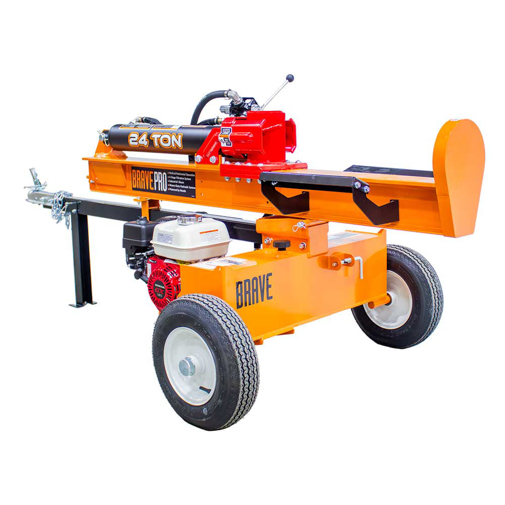 brave 24 ton horizontal / vertical log splitter commercial honda gx160 (vh1724gx) brave 24 ton horizontal / vertical log splitter commercial honda gx160 (vh1724gx)