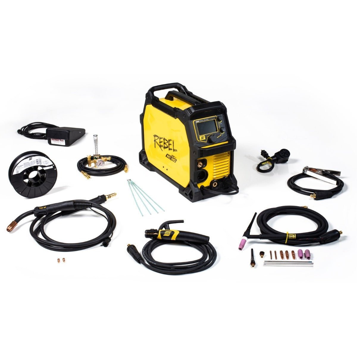esab rebel emp 205ic ac/dc multi process welder (0558102553) esab rebel emp 205ic ac/dc multi process welder (0558102553)