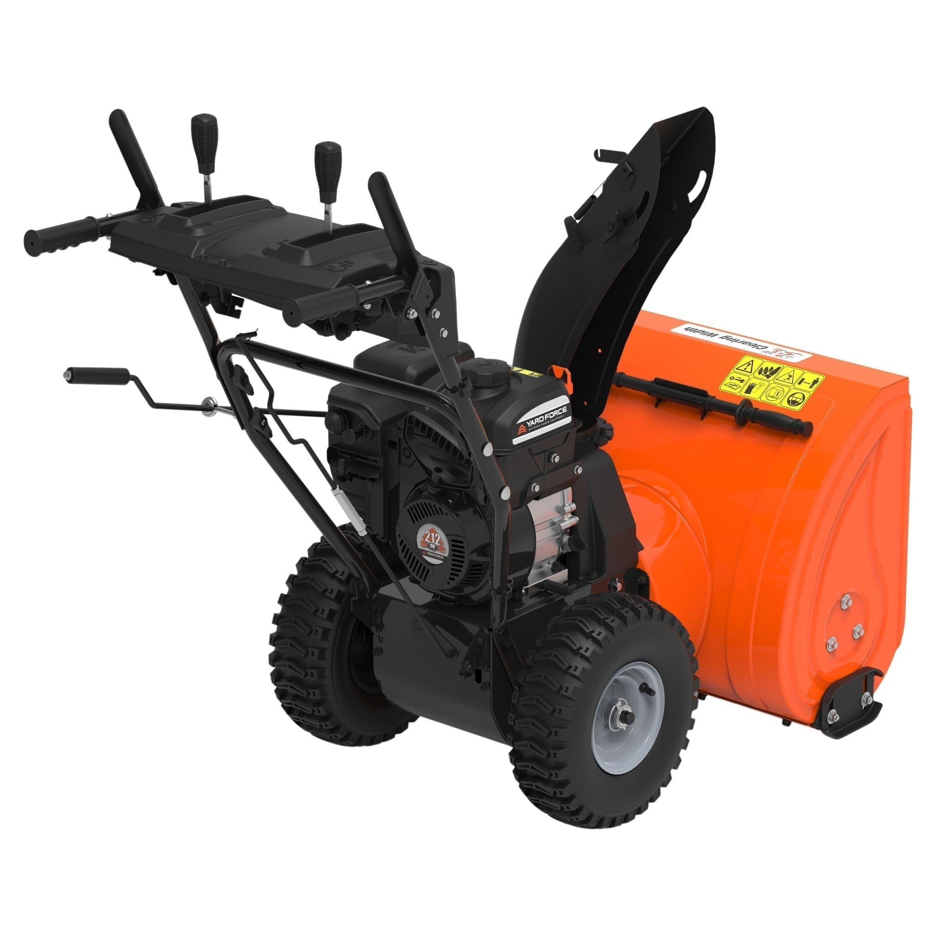 yard force dual stage snow blower 24″ gas powered 212cc engine new canada only yard force dual stage snow blower 24″ gas powered 212cc engine new canada only