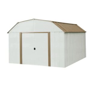 arrow 10 ft x 14 ft lexington galvanized steel storage shed