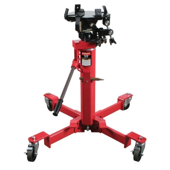 sunex telescoping air hydraulic transmission jack