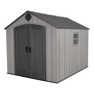 lifetime 8 ft x 10 ft outdoor storage shed 60371