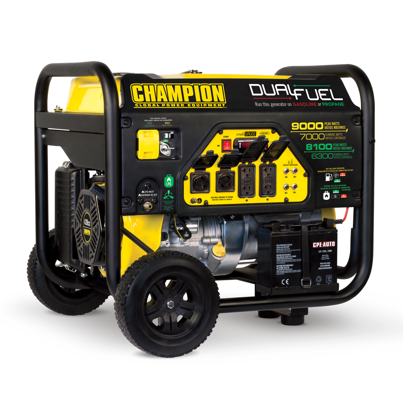 champion 100155 7000w/9000w dual fuel electric start generator manufacturer rfb champion 100155 7000w/9000w dual fuel electric start generator manufacturer rfb