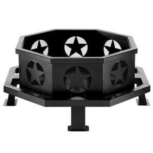 redstone 43.3 in. octagonal wood burning fire pit