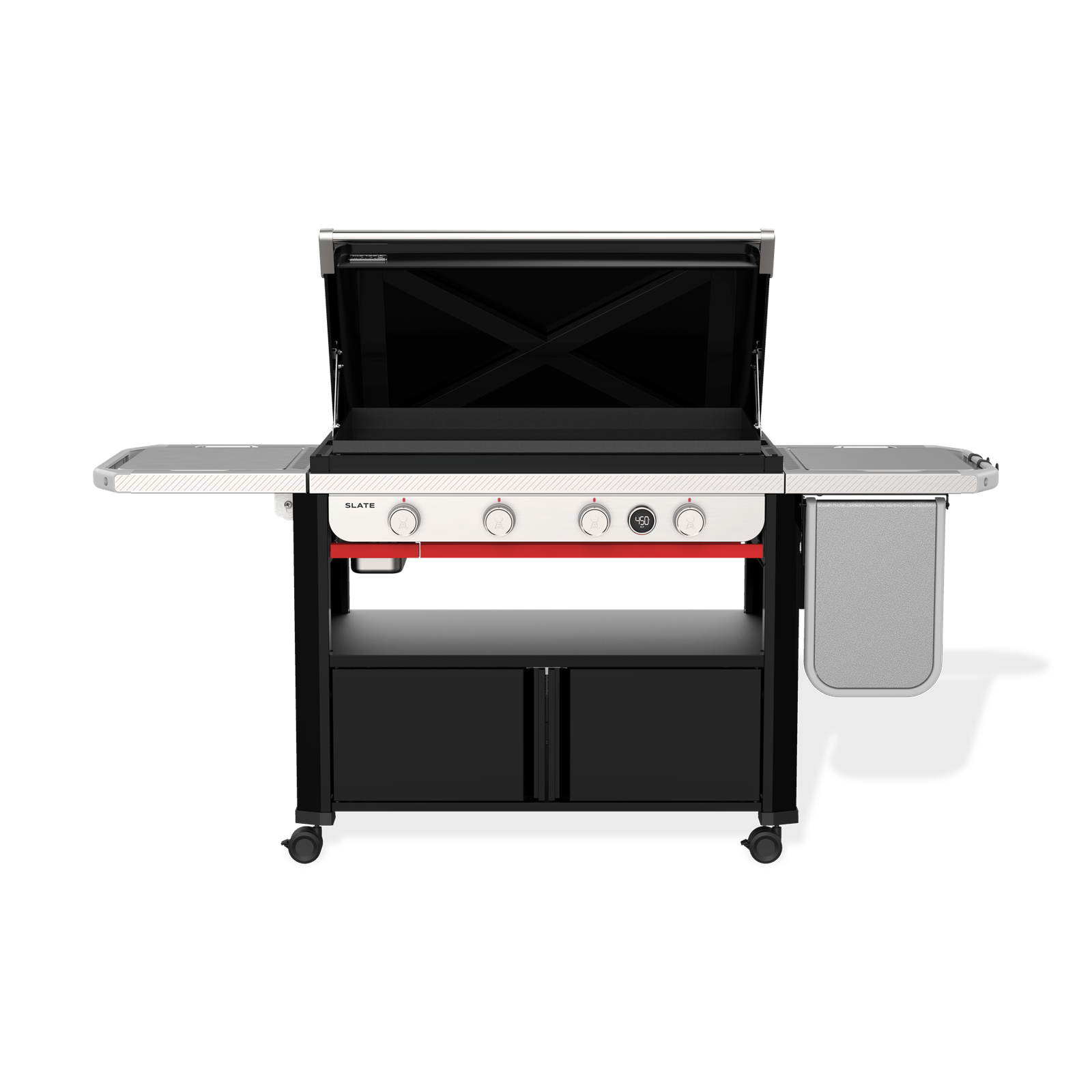 slate® 36″ rust resistant griddle with flip up side table (liquid propane) slate® 36″ rust resistant griddle with flip up side table (liquid propane)
