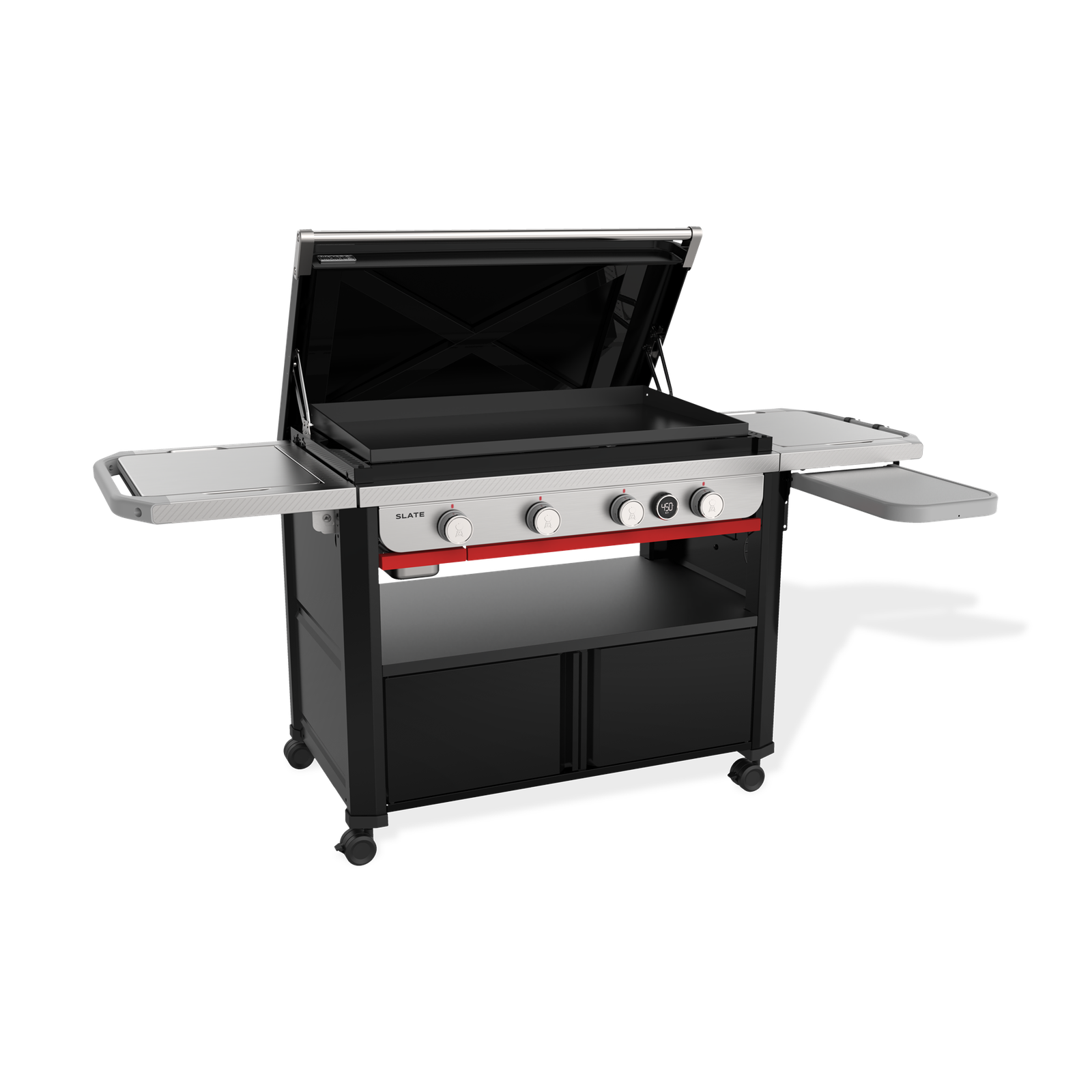 slate® 36″ rust resistant griddle with flip up side table (liquid propane) slate® 36″ rust resistant griddle with flip up side table (liquid propane)