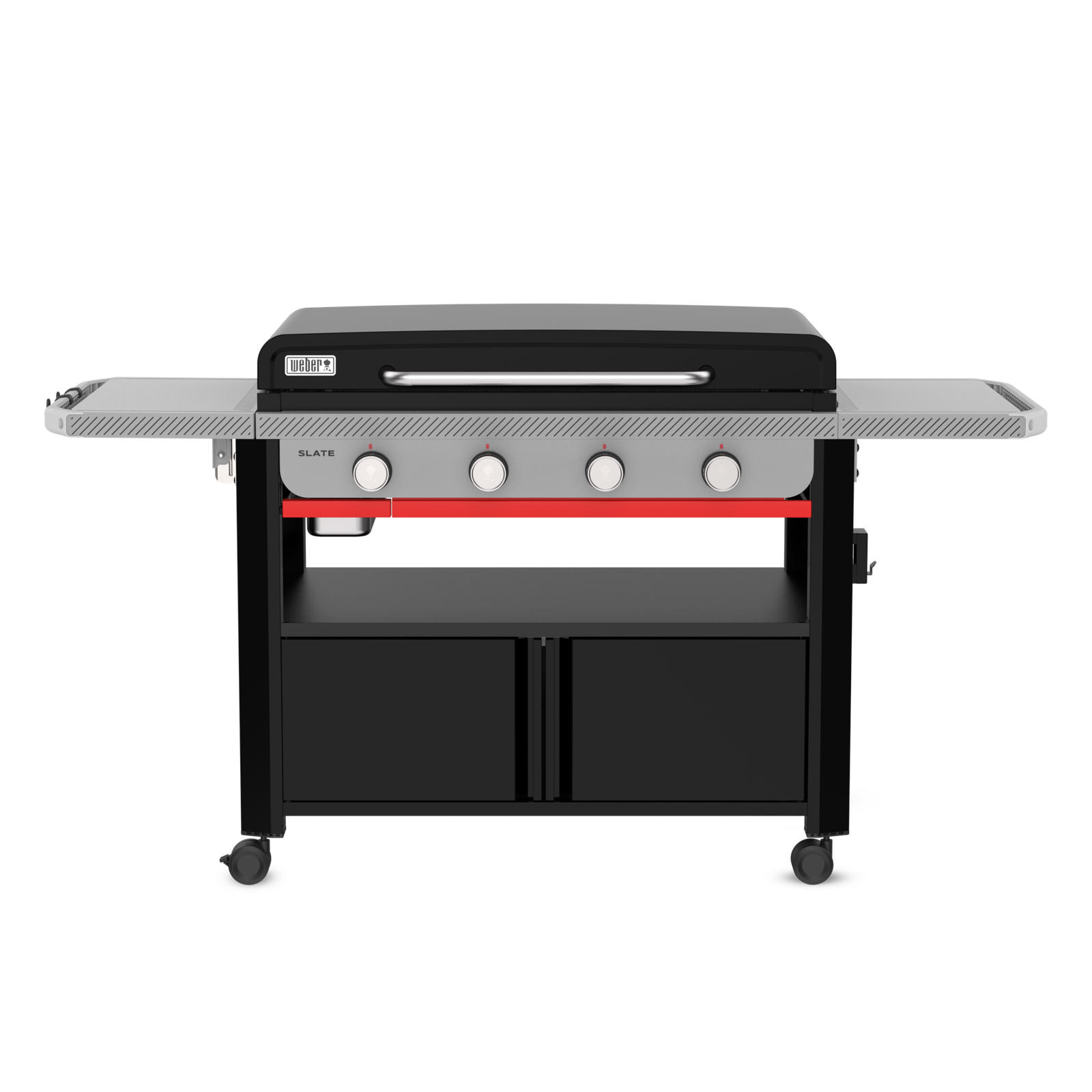 slate® 36” rust resistant griddle with closed cabinet Slate® 36” Rust-Resistant Griddle with Closed Cabinet
