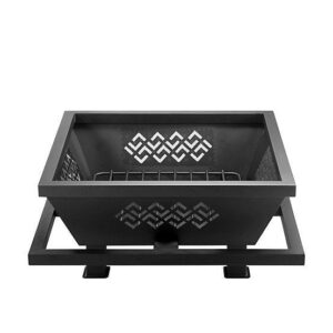 redstone 43.3 in. square wood burning fire pit