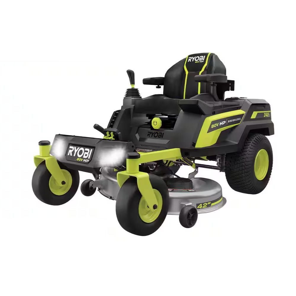 ryobi 80v hp brushless 42 in. battery electric cordless zero turn riding mower batteries and charger 80v batteries 40v ryobi 80v hp brushless 42 in. battery electric cordless zero turn riding mower batteries and charger 80v batteries 40v