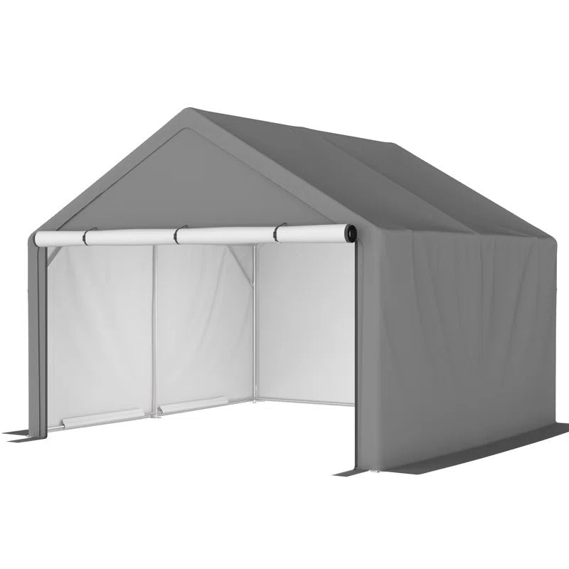 10 ft. w x 10 ft. d portable storage shed bike shed motorcycle garage 10 ft. w x 10 ft. d portable storage shed bike shed motorcycle garage