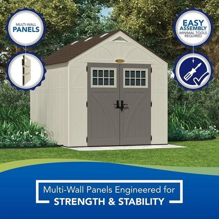 suncast bms8100 8′ x 10′ tremont storage shed suncast bms8100 8′ x 10′ tremont storage shed