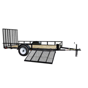 carry on trailer 6 ft x 12 ft treated lumber utility trailer with ramp gate