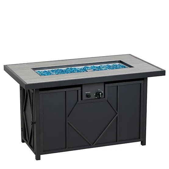 heatmaxx 42 in. rectangular propane gas fire table