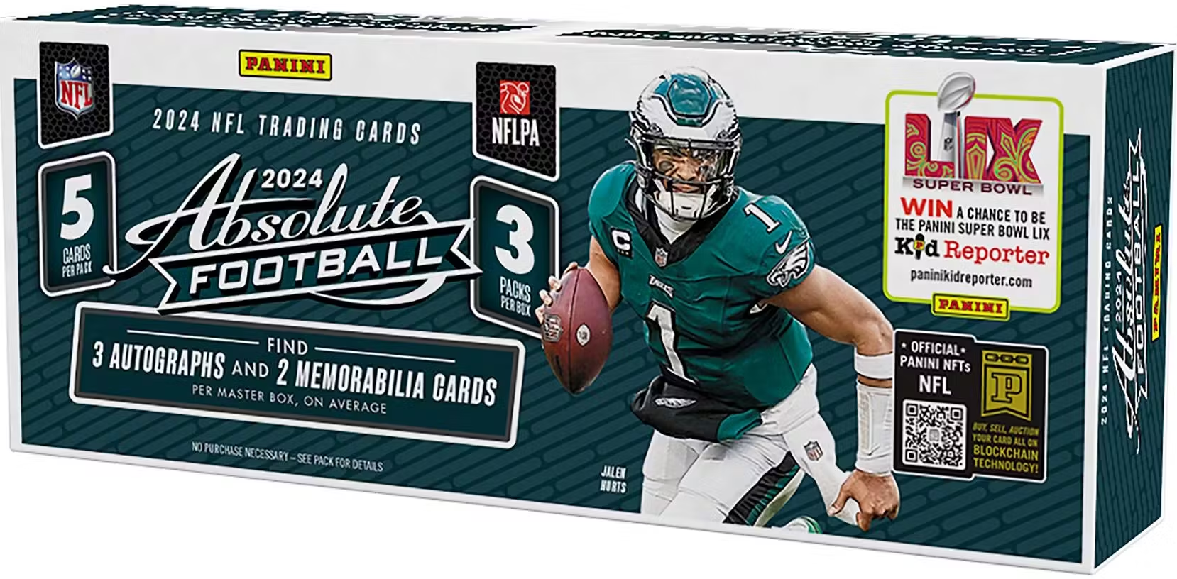 2024 panini absolute football hobby box x1 (personal break)