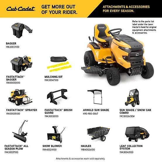 cub cadet 46 in. 22 hp gas powered enduro series riding lawn mower, kohler engine cub cadet 46 in. 22 hp gas powered enduro series riding lawn mower, kohler engine