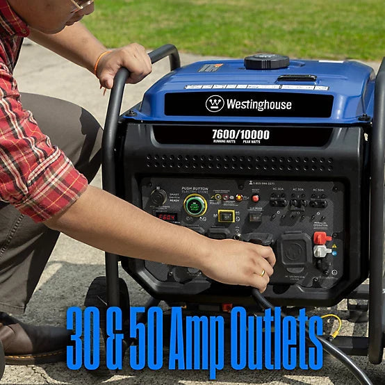 westinghouse 10,000/7,600 watt gasoline powered portable inverter generator, remote start with co sensor westinghouse 10,000/7,600 watt gasoline powered portable inverter generator, remote start with co sensor